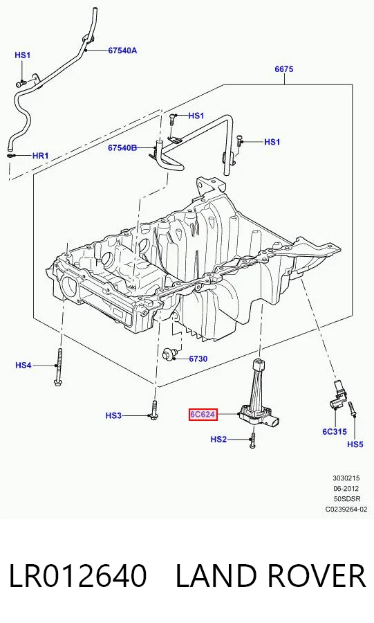 LR012640 Land Rover