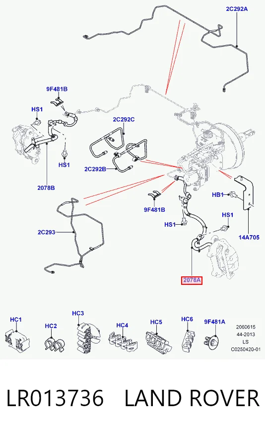 LR013736 Land Rover