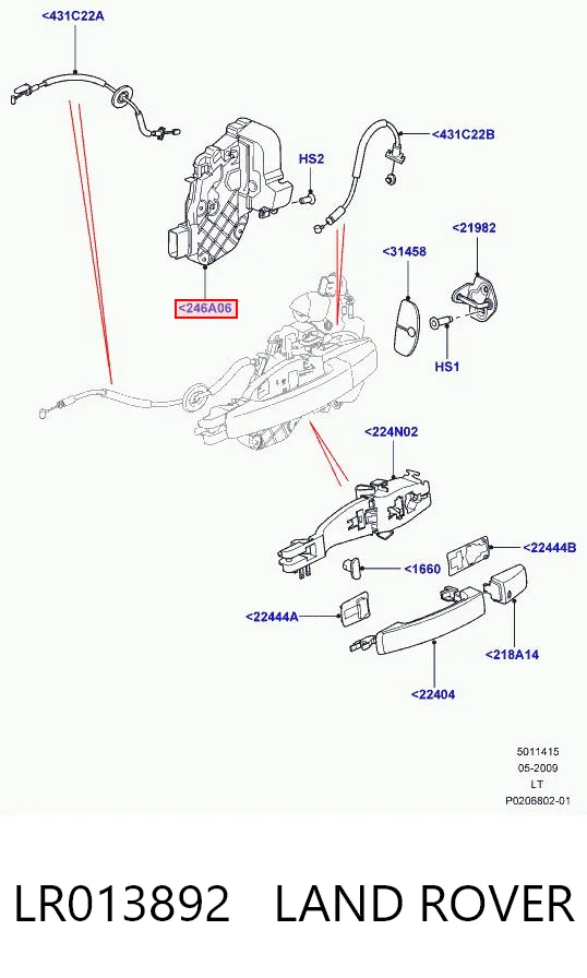 LR013892 Land Rover