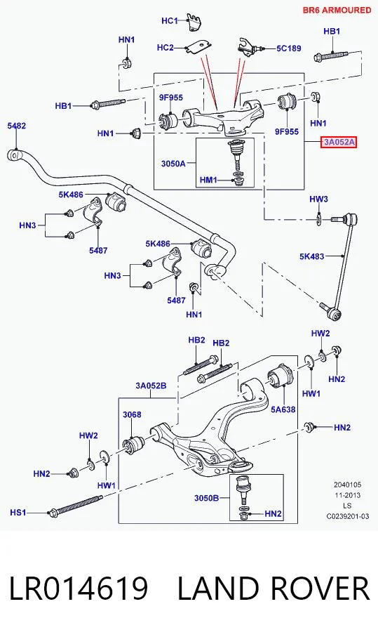LR014619 Land Rover