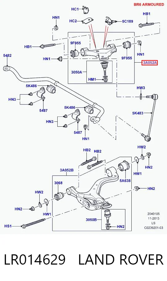 LR014629 Land Rover