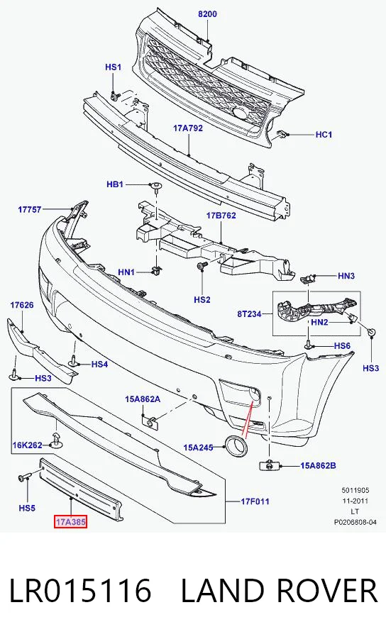LR015116 Land Rover