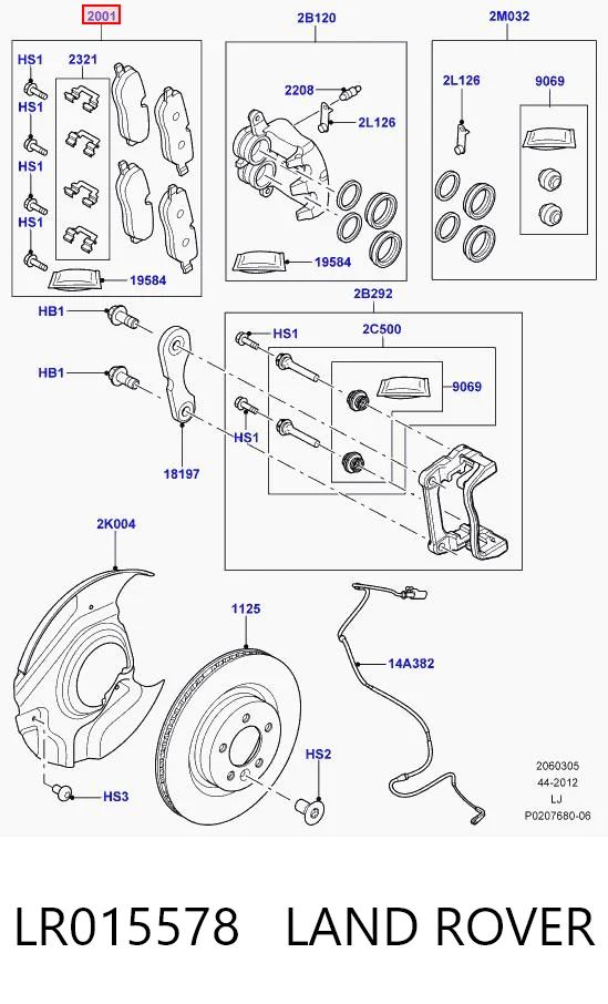 LR015578 Land Rover