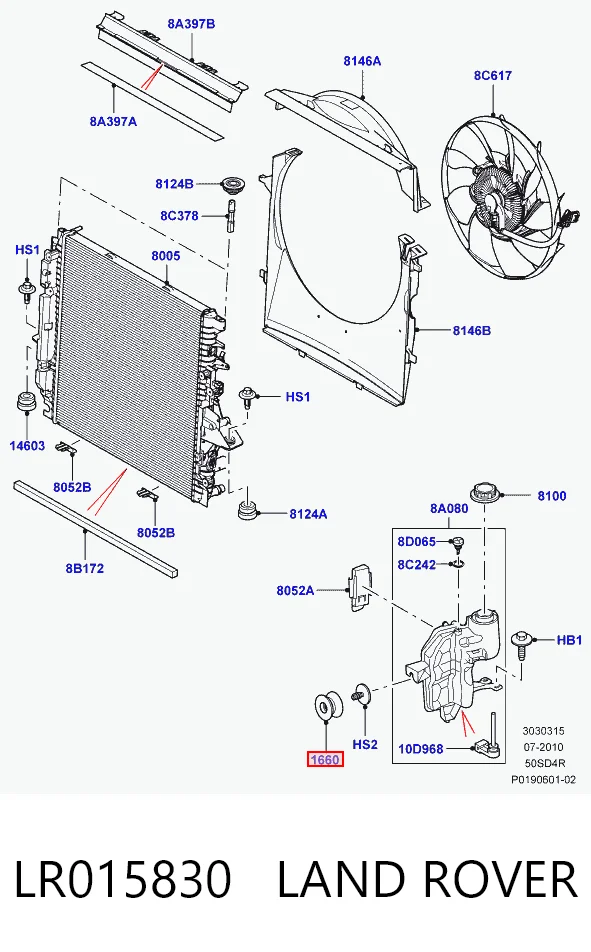 LR015830 Land Rover