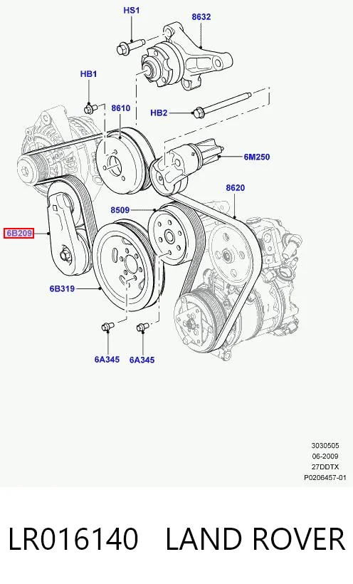 LR016140 Land Rover