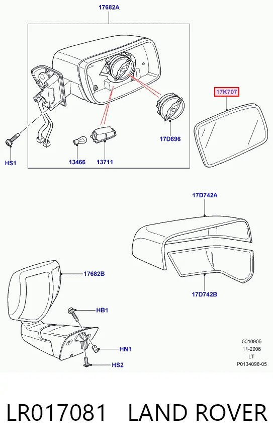 LR017081 Land Rover