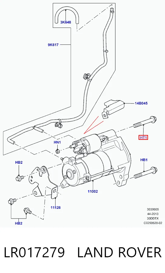 LR017279 Land Rover