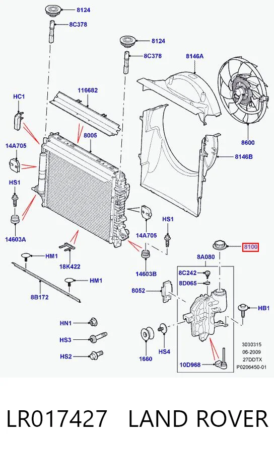 LR017427 Land Rover