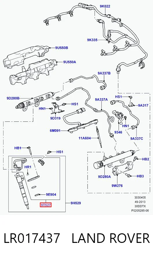 LR017437 Land Rover
