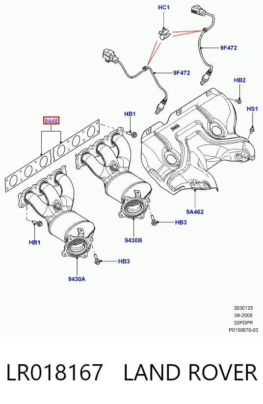LR018167 Land Rover