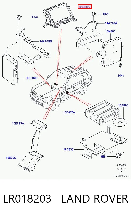 LR018203 Land Rover