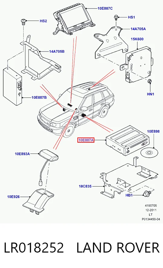 LR018252 Land Rover