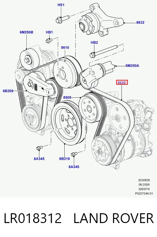 LR018312 Land Rover