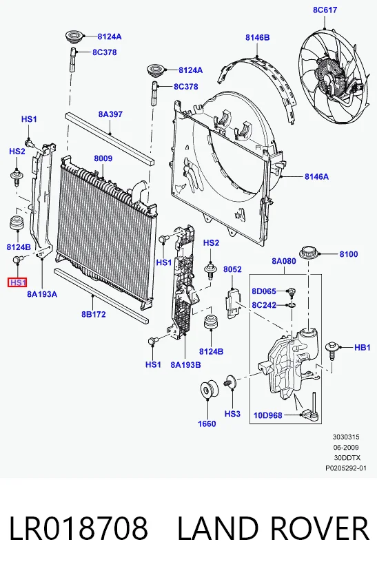 LR018708 Land Rover