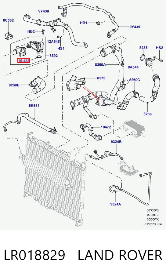 LR018829 Land Rover