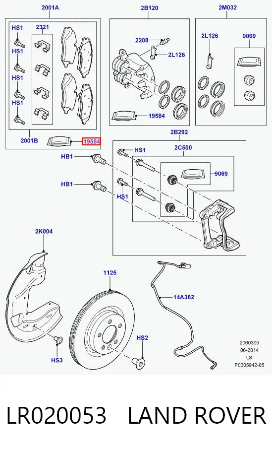 LR020053 Land Rover