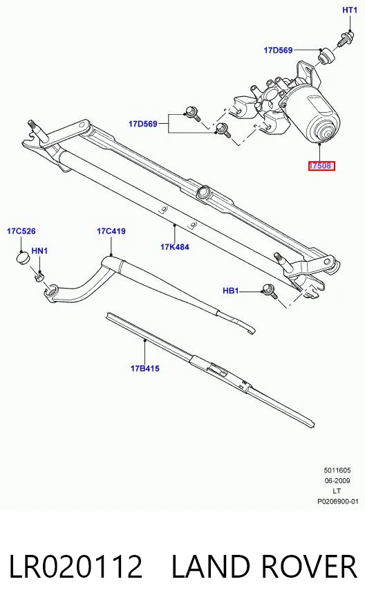Comprar Motor limpiaparabrisas Land Rover Range Rover SPORT II L494