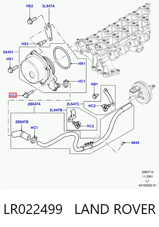 LR022499 Land Rover