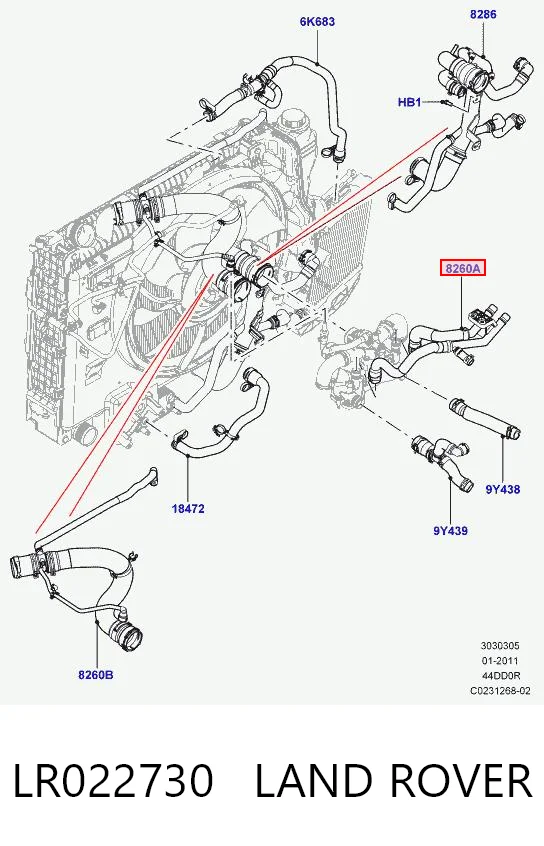 LR022730 Land Rover