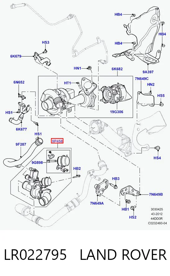 LR022795 LAND ROVER