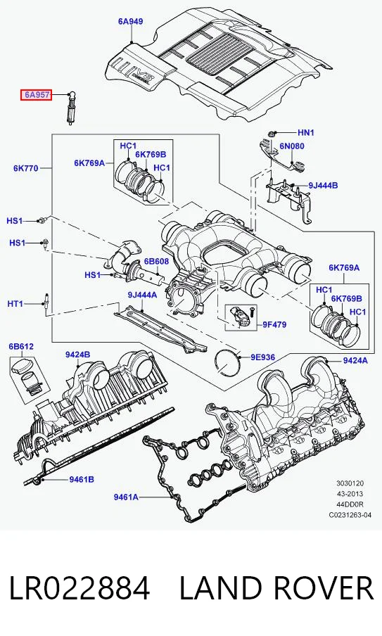 LR022884 LAND ROVER