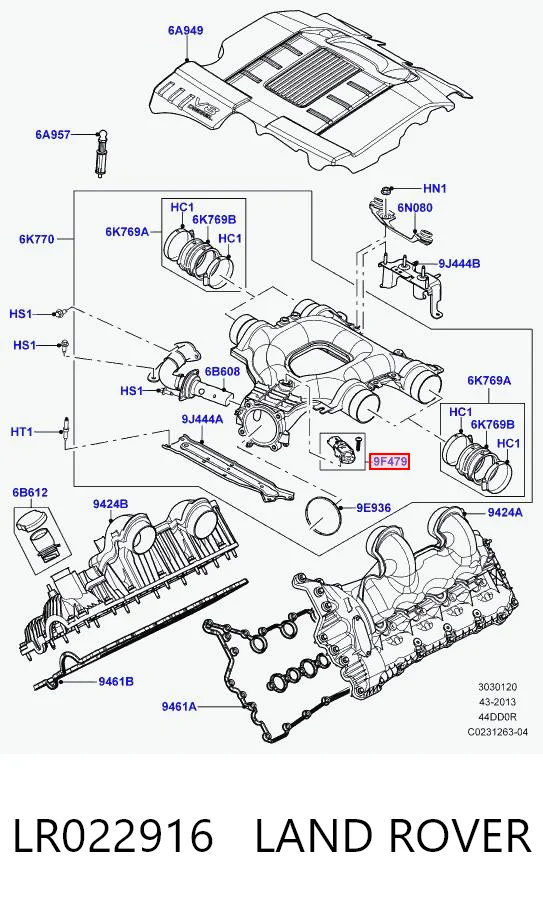 LR022916 LAND ROVER