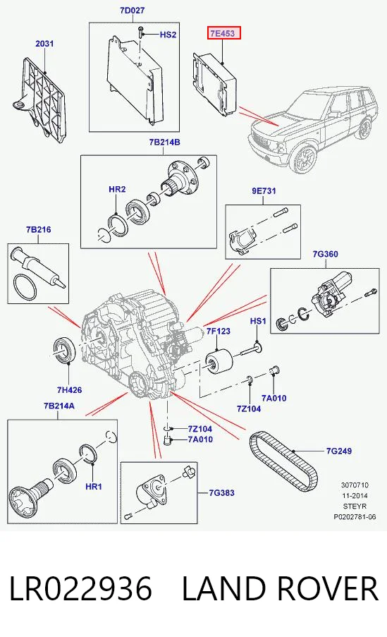 LR022936 Land Rover