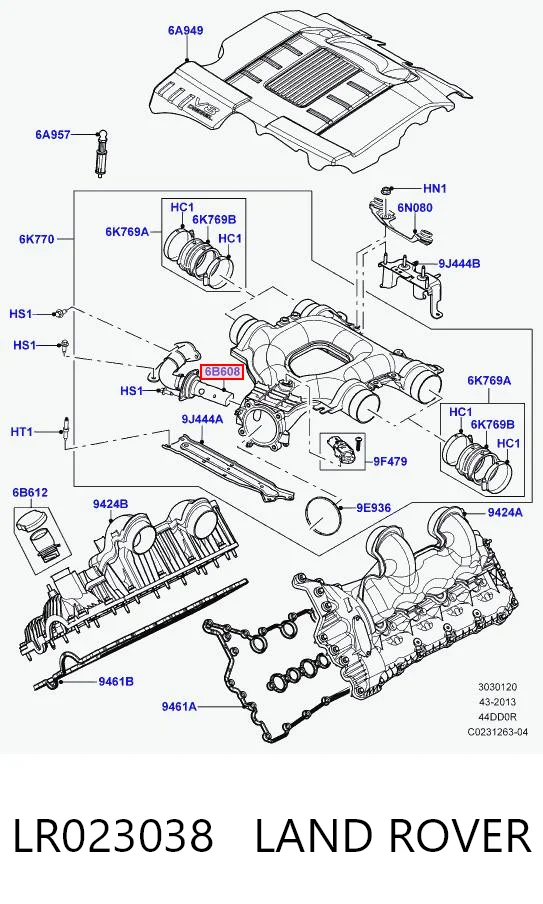 LR023038 LAND ROVER