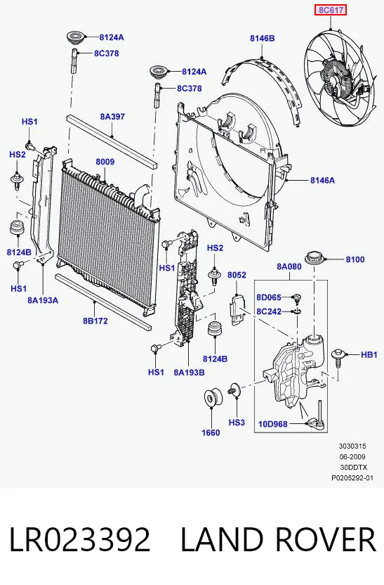 LR023392 Land Rover