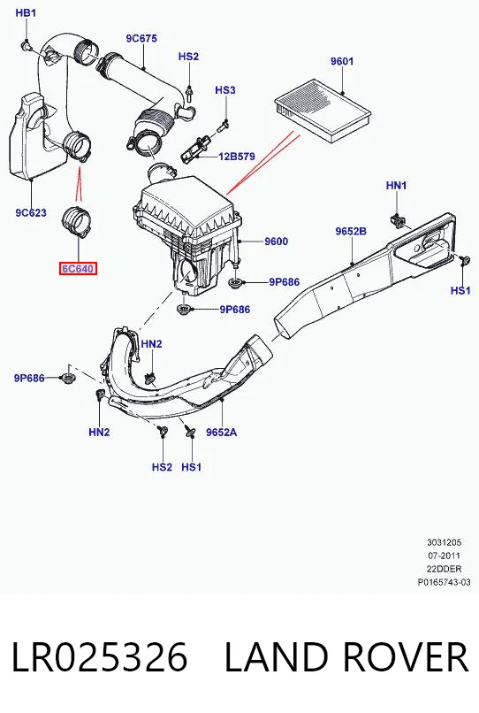 LR025326 LAND ROVER