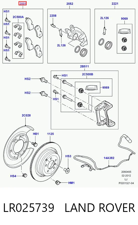 LR025739 Land Rover