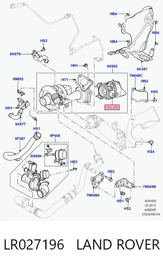 LR027196 LAND ROVER