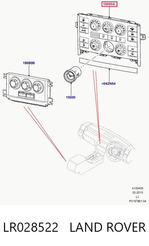 LR028522 LAND ROVER