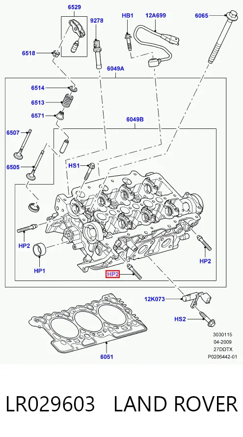 LR029603 Land Rover