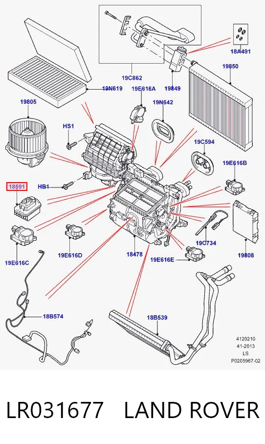 LR031677 Land Rover