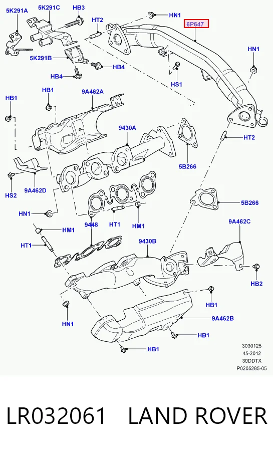 Colector de escape, sistema de escape Land Rover Range Rover SPORT II SUV (L494) (2013 - 2022) precio, desde 142,30 EUR