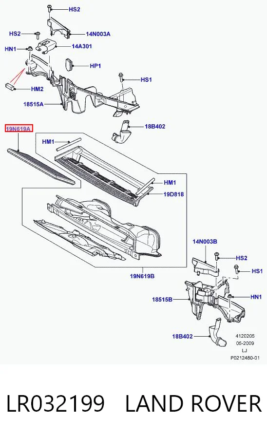 LR032199 Land Rover