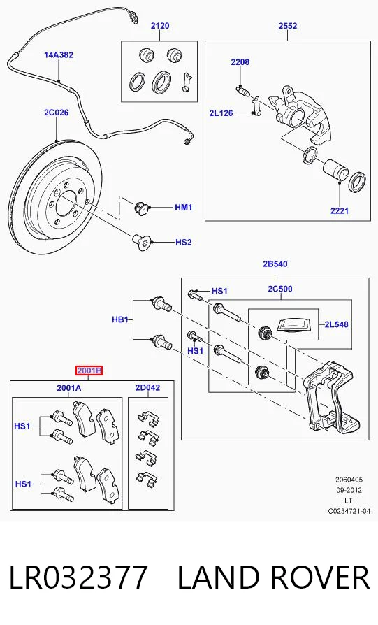 LR032377 Land Rover
