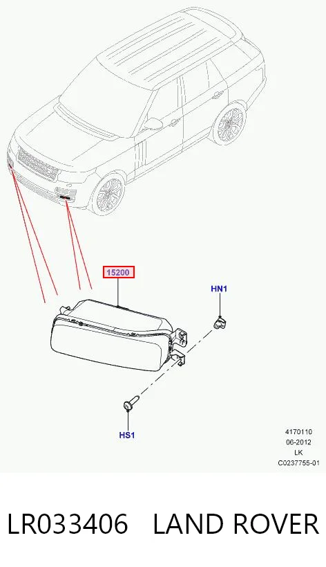 LR033406 Land Rover