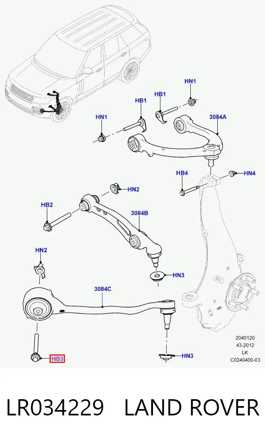 LR034229 Land Rover