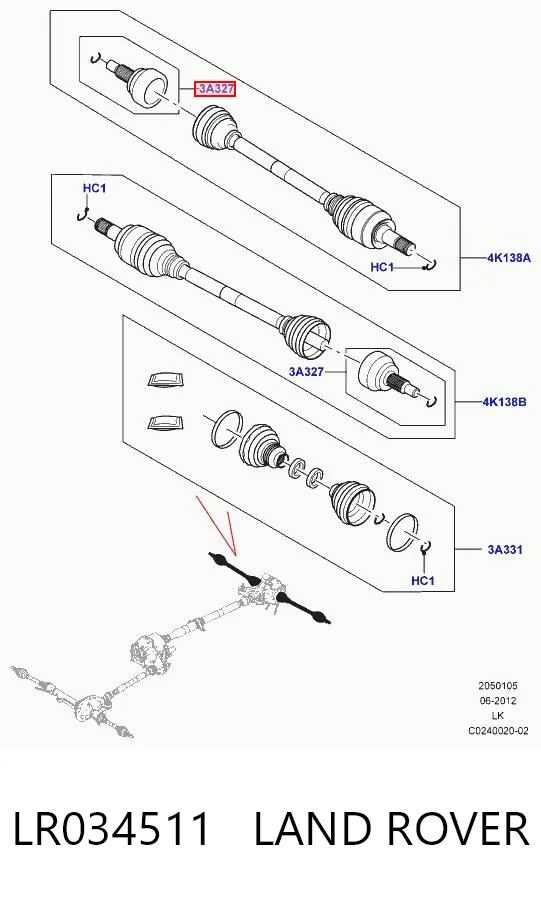 LR034511 Land Rover