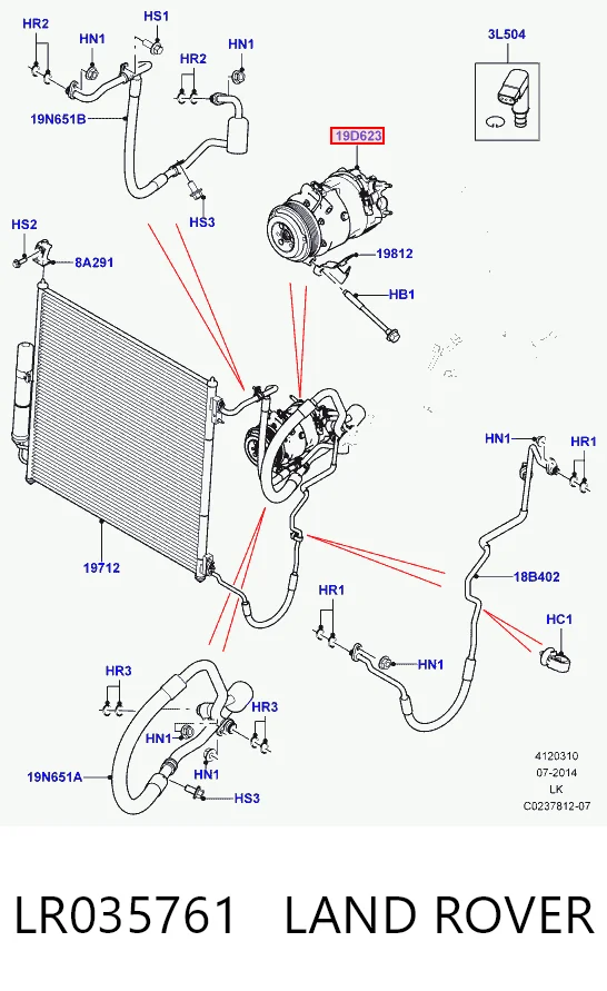 Compresor de ac Bosch 1986AD1423
