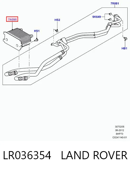 LR036354 Land Rover