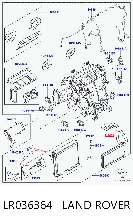 Radiador de calefacción Land Rover Range Rover II desde 86,23 €