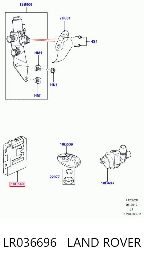 LR036696 Land Rover