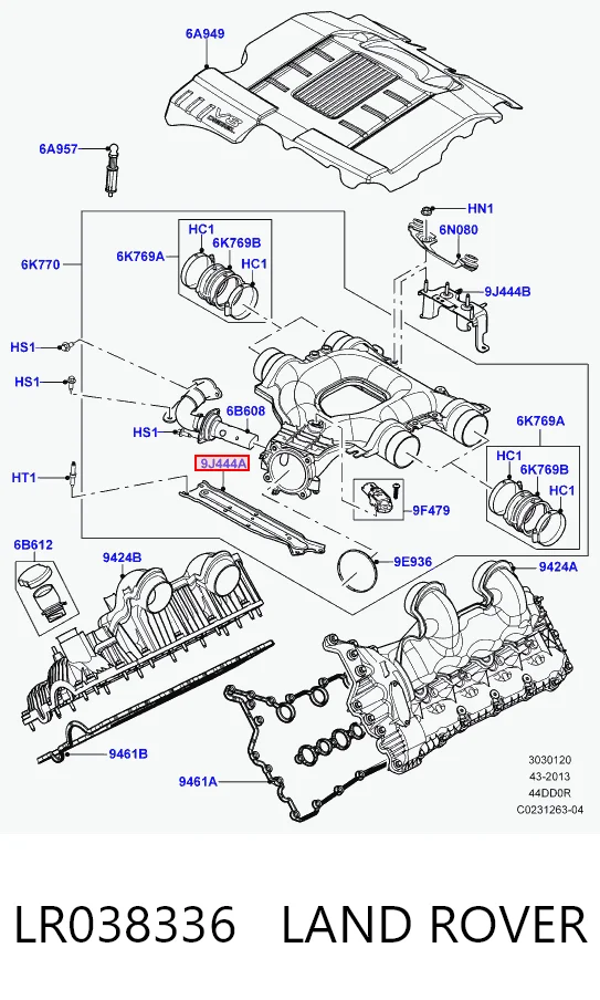 LR038336 Land Rover