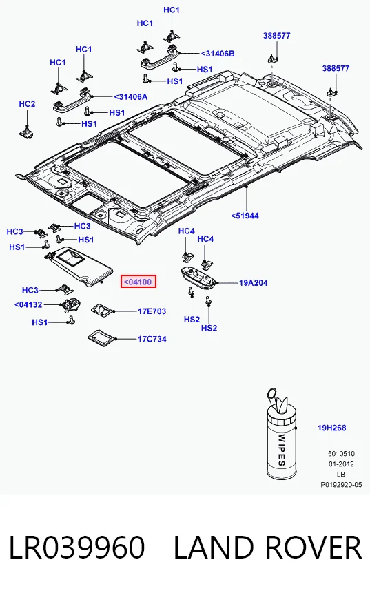 Comprar Visera parasol Land Rover Freelander II L359 a bajo precio