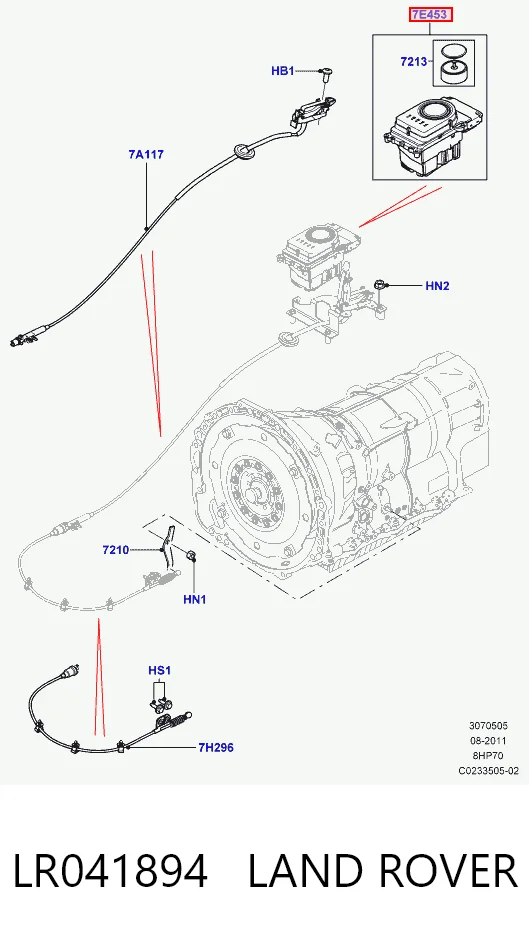 Mecanismo selector de marchas Land Rover Range Rover III SUV (L322) (2010 - 2012) precio, desde 251,45 EUR