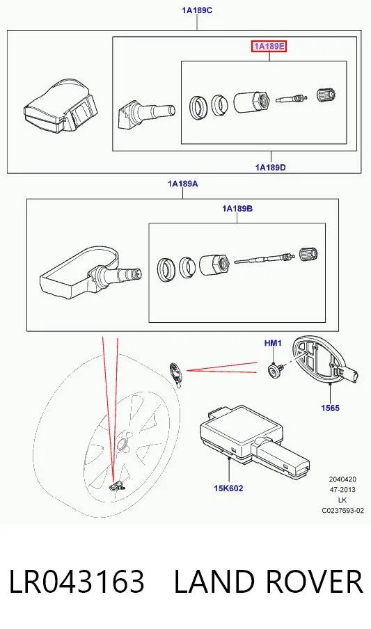 LR043163 Land Rover