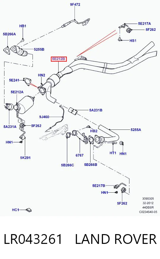 LR043261 Land Rover